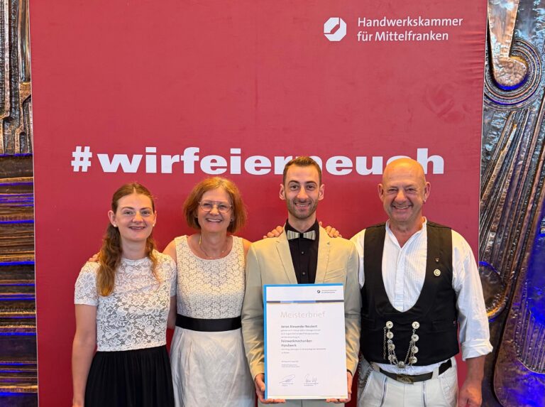 Workshop Manager receives his Master Craftsman’s Certificate